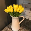 5/10/20pcs Tulip Artificial Flower Real Touch Artificial Tulip Bouquet Fake Flower for Home Gift Wedding Decorative Flowers
