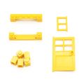 MOC Door&Window 6 colors Brick 102pcs DIY House Building Blocks Bricks Toys City Architect Child Educational Compatible Legoeds