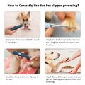 Dog Grooming Clippers Cordless Cat and Small Dogs Clipper Low Noise Electric Pet Trimmer for Trimming The Hair Around Paws