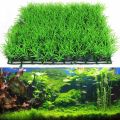 Eco-Friendly  Aquarium Ornaments Artificial Water Plastic Green Grass Plant Lawn Aquatic Aquarium Fish Tank Decor