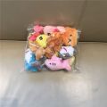10PCS Random Styles Plush Toy 5-15CM , Bear , Penguin , Panda Cute Soft Stuffed Doll For Kids Christmas Gift