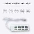 RYRA High Speed 4/7 Ports USB HUB 2.0 Adapter Expander Multi USB Splitter Multiple Extender With Switch 30CM Cable For PC Laptop