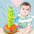 Interactive Musical Caterpillar Toy for Children | Singing, Lights, and Blowing Saxophone