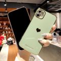 Electroplated love heart Phone Case For iPhone 12Pro 12 11 Pro Max XR XS X XS Max 7 8 Plus Shockproof Protective Back Cover capa