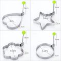 1Pcs Stainless Steel Fried Egg Mold Pancake Bread Fruit and Vegetable Shape Decoration Kitchen Accessories Kitchen Gadgets Tools