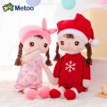 Christmas Dolls Metoo Doll  Plush Toys For Girls Baby Cute Cartoon Stuffed Animals For Kids Birthday Gift