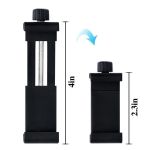 1/4 threaded hole Universal Tripod Mount Cell Phone Clip Holder 360 Rotation Tripod Stand for iPhone Xplus Samsung Xiaomi Huawei