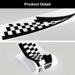 2Pcs 17x77cm Car Hood Over Stickers Vinyl Film Auto Racing Sports Styling Decals All Models Automobiles Car Tuning Accessories
