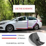 Car Door Protector Decortaion Strip Universal Auto Door Edge Bumper Protector Stickers Anti-scratch Car Styling Mouldings Strip