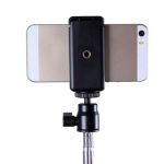 Durable Mobile Phone Clip Adapter Universal For Tripod Monopod Holder Clamp Bracket Stand Holder Mount Black