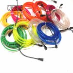 JURUS 1M/2M/3Meter/5M LED Car Interior Lights Decoration Ambient Light For Car 12V Flexible Neon EL Wire Rope Indoor Accessories