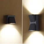 LED Wall Lamp IP65 Outdoor Waterproof Garden Porch Lighting Lamp 5W 10W Modern Simple Aluminum Indoor Wall Light