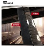 Nano Carbon Fiber Car Sticker DIY Paste Protector Strip Auto Door Sill Side Mirror Anti Scratch Tape Waterproof Protection Film