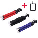Roreta Portable tripod mini  flexible  sponge octopus tripod suitable for mobile phone iPhone Samsung Gopro 8 7 camera