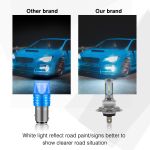 SUHU 2Pcs H7 LED Car Headlights High Low Beam Conversion Kit Hi/Lo Beam 55W 8000LM 6000K Super Bright Auto Fog Lights Bulbs CSV