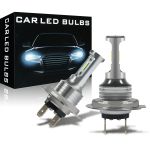 SUHU 2Pcs H7 LED Car Headlights High Low Beam Conversion Kit Hi/Lo Beam 55W 8000LM 6000K Super Bright Auto Fog Lights Bulbs CSV