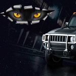 Sale 3D Car Styling Funny Cat Eyes Peeking Car Sticker Waterproof Peeking Monster Auto Accessories Whole Body Cover for All Cars