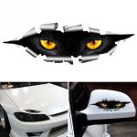 Sale 3D Car Styling Funny Cat Eyes Peeking Car Sticker Waterproof Peeking Monster Auto Accessories Whole Body Cover for All Cars