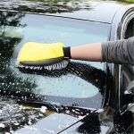 Waterproof Car Wash Microfiber Chenille Gloves Thick Car Cleaning Mitt Wax Detailing Brush Auto Care Double-faced Glove