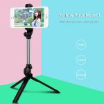 Wireless Bluetooth Selfie Stick Tripod With Remote Control for iPhone Huawei Samsung Android Mobile Monopod Selfie Stick Shutter