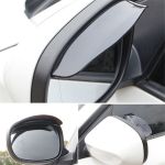 2Pcs Universal Rearview Mirror Rain Eyebrow PVC Auto Mirror Rain Shield Shade Cover Protector Guard PVC Rainproof Blade New 2020