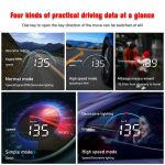 GEYIREN M8 Car HUD Head Up Display OBD2 II EUOBD Overspeed Warning System Projector Windshield Auto Electronic Voltage Alarm