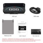 GEYIREN M8 Car HUD Head Up Display OBD2 II EUOBD Overspeed Warning System Projector Windshield Auto Electronic Voltage Alarm