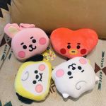 K-pop plush toys Pillow hugs cute animal baby car pillow dog rabbit koala stuffed toys exquisite gift for girlfriend