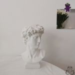 W&G Modern Nordic Style Creative Portrait Vase Human Head Flower Vases Decorative Ornaments Resin David Home Flowers Art Decor