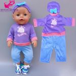 43cm New Born Baby Doll Hooded Coat for Bebe Doll Clothes 18 Inch American OG Girl Doll Jacket Girl Toys Clothes