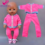 43cm New Born Baby Doll Hooded Coat for Bebe Doll Clothes 18 Inch American OG Girl Doll Jacket Girl Toys Clothes