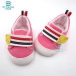 7cm shoes for doll fit 43 cm baby new born doll and american doll Pink sneakers