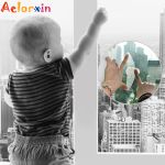 Baby Safety Lock For Sliding Door Window Children Protection Lock Drawer Cabinet Door Wardrobe Anti-pinch Wings Kids Safety Lock