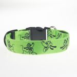 Cheervivi Adjustable LED Light Glow Pet Collar Dog Collar Supply LED Pet Emitting New Nylon Dog Collar Supplies Circle Wholesale