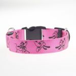 Cheervivi Adjustable LED Light Glow Pet Collar Dog Collar Supply LED Pet Emitting New Nylon Dog Collar Supplies Circle Wholesale