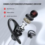 DACOM ATHLETE TWS Bluetooth Earbuds Bass True Wireless Stereo Earphones Sport Bluetooth Headphones Ear Hook for iPhone Samsung