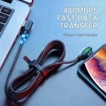 MCDODO 3m 2.4A USB Cable LED Fast Charging Mobile Phone Charger Data Cord For iPhone 12 mini 11 Pro Max Xs Xr X 8 7 6s 6 Plus SE