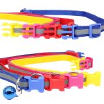 Nylon Collar Reflective Custom Personalized ID Free Engraving Cat Small Dog Cute Nylon Adjustable for Puppy Kittens Necklace