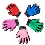 Snailhouse Pet Glove Cat Grooming Deshedding Brush Gloves Cats Dog Animal Back Massage Fur Washing Bathing Glove Comb For Animal