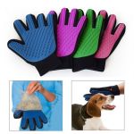 Snailhouse Pet Glove Cat Grooming Deshedding Brush Gloves Cats Dog Animal Back Massage Fur Washing Bathing Glove Comb For Animal