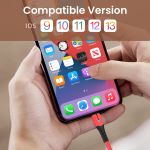 USB Data Cable For iPhone 12 Mini 12 Pro Max X XR 11 XS 8 7 6s Liquid Silicone Charging Cable USB Data Cable Phone Charger Cable