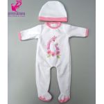 Doll clothes pants flamingo romper clothes for  baby doll wear sets for 18" new born baby doll accessories toys wear