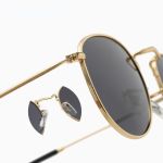 LeonLion 2021 Fashion Retro Sunglasses Men Round Vintage Glasses for Men/Women Luxury Sunglasses Men Small Lunette Soleil Homme