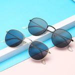 LeonLion 2021 Fashion Retro Sunglasses Men Round Vintage Glasses for Men/Women Luxury Sunglasses Men Small Lunette Soleil Homme