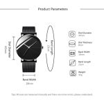 2020 Minimalist Men's Fashion Watches Simple Men Business Ultra Thin Stainless Steel Mesh Belt Quartz Watch reloj hombre