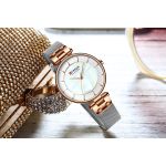 CURREN Watch Women Luxury Brand Ladies Dress Quartz Wristwatch Leather Waterproof Female Watches Girl Clock Relogio Feminino