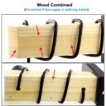 Iron Wood Nordic Black E27 Wall Light Fixture Lampara Pared Stairs Led Light Lamps for Home Lampara De Pared