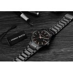 Men Watch Top Brand Luxury Calendar Stainless Steel Quartz Fashion Business Full Black Waterproof Watches Relogio Masculino