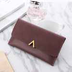 2020 Leather Women Wallets Hasp Lady Moneybags Zipper Coin Purse Woman Envelope Wallet Money Cards ID Holder Bags Purses Pocket
