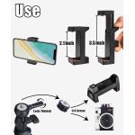 Tripod for Phone with Mobile phone Holder Gopro Mount, Mini flexible Desk Tripod with Remote for SmartPhone/Camera/Tablet